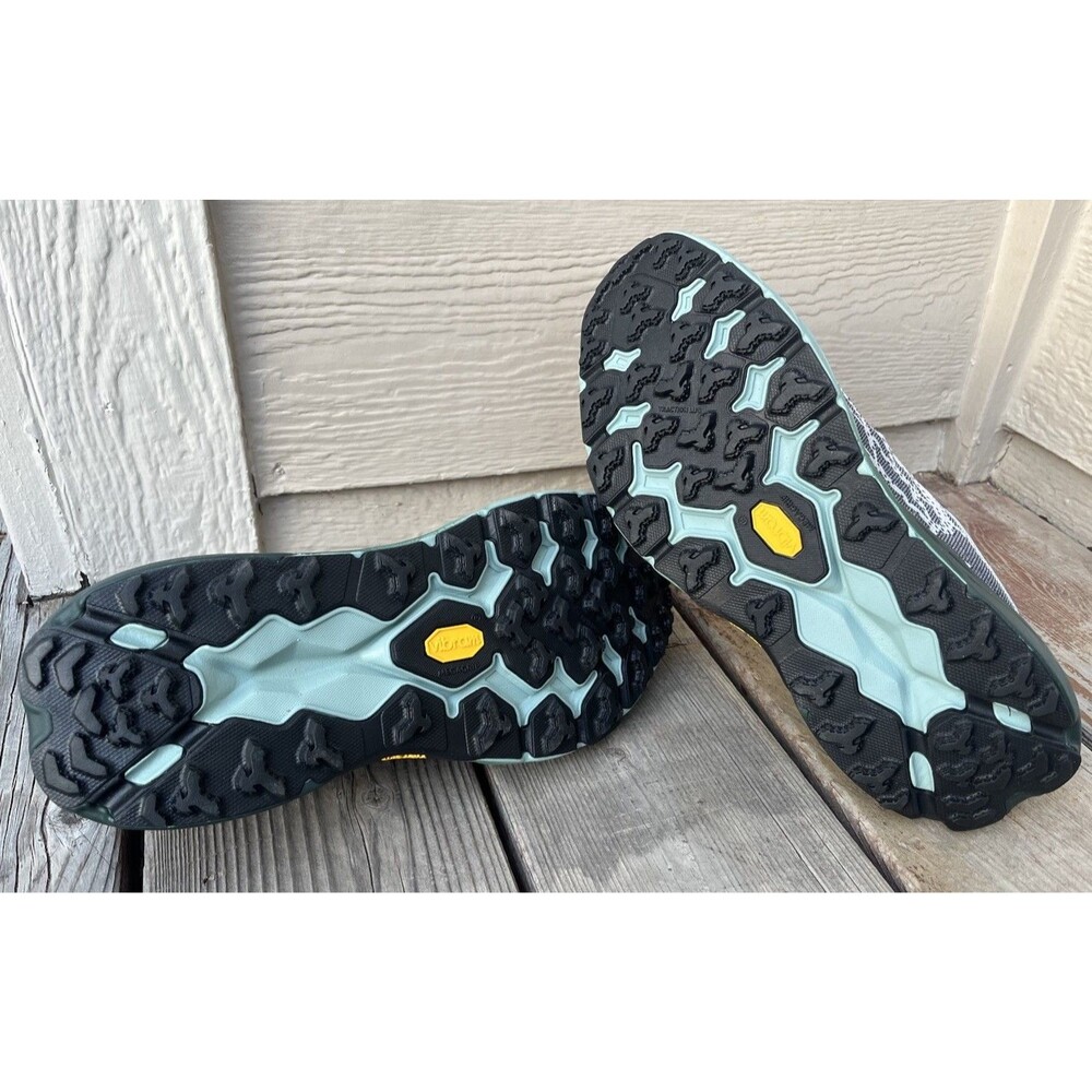 New! Hoka One One Speedgoat 5 Women’s 10B Trail Running Shoes Harbor Mist/Spruce - Picture 9 of 13